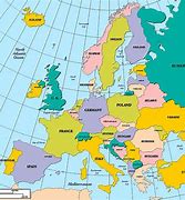 Image result for World Map Labeled Europe
