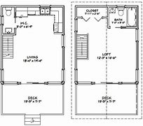 Image result for 16 X 20 Cabin Floor Plans