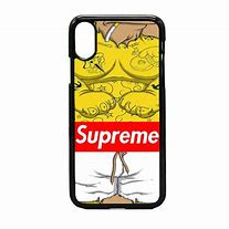 Image result for Supreme iPhone XS Case Bart
