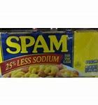 Image result for Spam Food Label