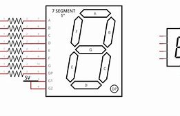 Image result for 7-Segment Display Circuit Symbol