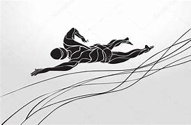 Image result for Male Freestyle Swimmer Silhouette
