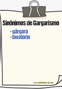 Image result for gargarismo