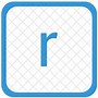 Image result for Letter R Icon