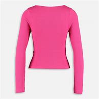 Image result for Ladies Pink Long Sleeves Tops