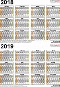 Image result for Free Printable Yearly Calendar 2018 2019