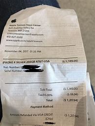 Image result for iPhone Receipt for iPhone XR