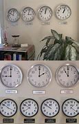 Image result for Digital Wall Clocks World Time Zones