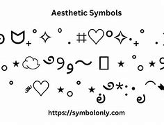 Image result for Aesthetic Keyboard Symbols