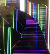 Image result for Broken TV Screen Picture Multiple Colors