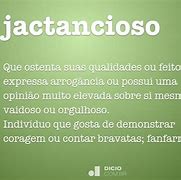 Image result for Jactancia