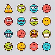 Image result for Hot Face Emoji Pixel Art