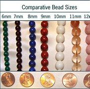Image result for Pony Bead Size Chart