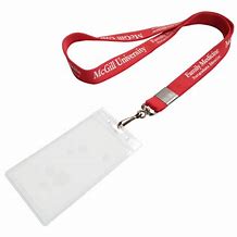 Image result for Soft Plastic ID Card Holder with Lanyard