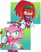 Image result for Knuckles and Amy