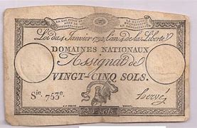 Image result for Revolutionary France Currency