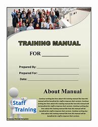 Image result for training manuals plan templates