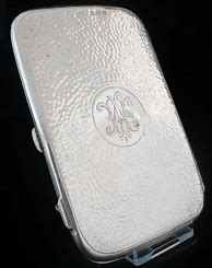 Image result for Sterling Silver Cigarette Case