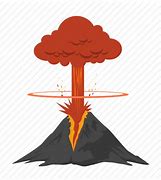 Image result for Exploding Volcano Clip Art