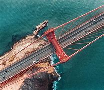 Image result for Golden Gate Bridge Drone