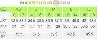Image result for Max Studio Size Chart