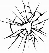 Image result for Broken Glass Line Art