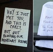 Image result for Bad Parking Notes