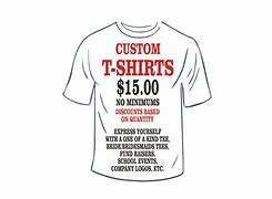 Image result for Custom T-Shirts No Minimum