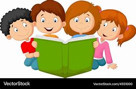 Image result for Kids Reading Books Cartoon