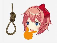 Image result for Sayori Hanging Meme