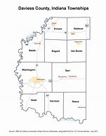 Image result for Daviess County Indiana Township Map