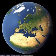 Image result for Globe Showing Europe