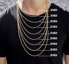 Image result for Gold Chain Widths