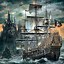 Image result for Pirate Ship Art