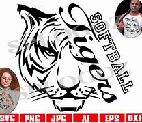 Image result for Tigers Softball SVG