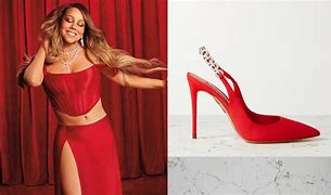 Image result for Mariah Carey Victoria Secret Ad Christmas