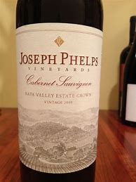 Image result for Joseph Phelps Cabernet Sauvignon Estate Grown Napa Valley
