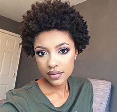 Image result for Styling Short 4C Natural Hair