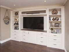 Image result for Built in Look TV Cabinet