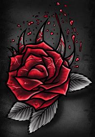 Image result for Gothic Rose Sketch