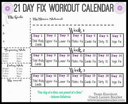 Image result for 21-Day Metashred Workout Calendar