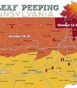 Image result for Pennsylvania Fall Foliage Calendar