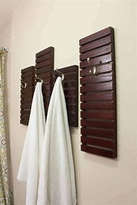 Image result for DIY Bathroom Towel Rack