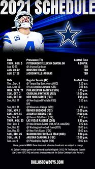 Image result for Dallas Cowboys Schedule 23 24 Printable