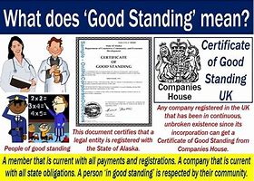 Image result for Good Standing Meaning