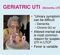 Image result for UTI Symptoms in the Elderly
