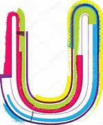 Image result for Colorful Letter U