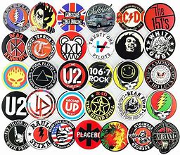 Image result for Punk Band Stickers