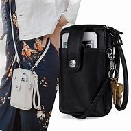 Image result for Women with Crossbody Phone Bag