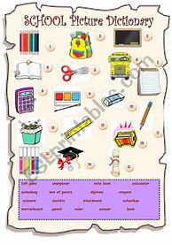 Image result for Worksheets Pictuer Dictionary
